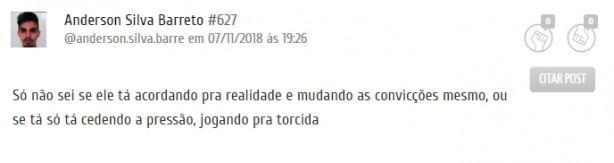 Comentrio sobre escalao