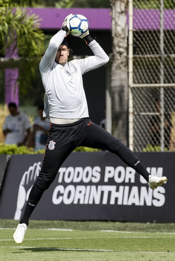 Corinthians faz seu último treino antes de enfrentar o São Paulo na Arena
