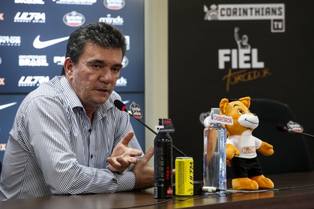 Presidente do Corinthians concede entrevista