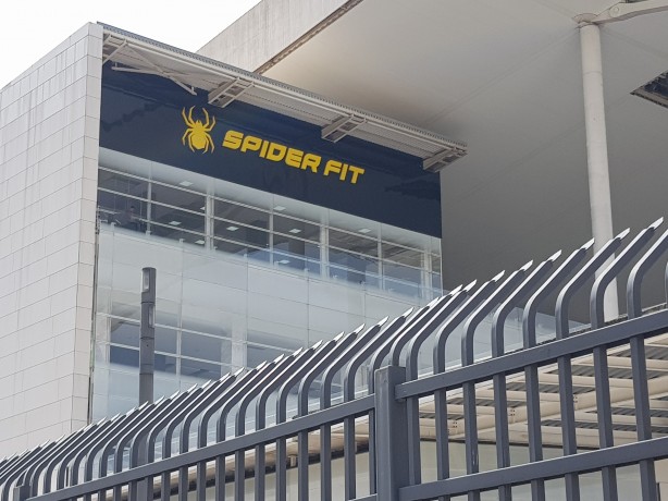 Spider Fit está localizada no 10º andar da Arena Corinthians, no lado oeste