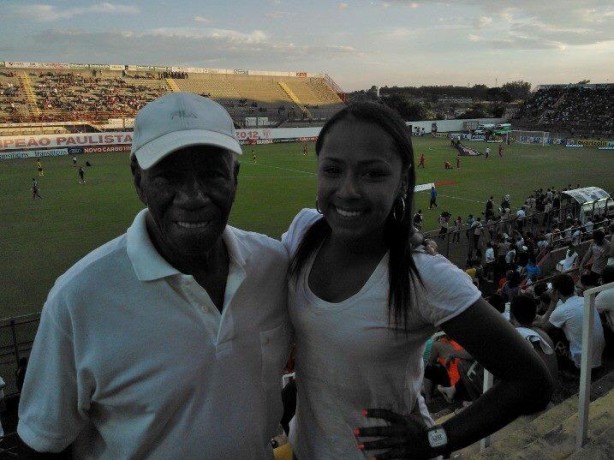 Marina se recorda com carinho do dia em que levou o v Moacyr assistir a um jogo do Corinthians em Mogi Mirim, prximo de Jaguarana: Uma pena no ter conseguido lev-lo  Arena