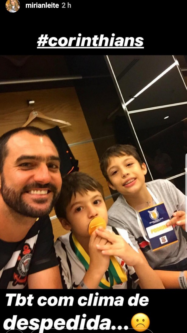 Publicação de Mirian Leite deu indícios da saída do meia