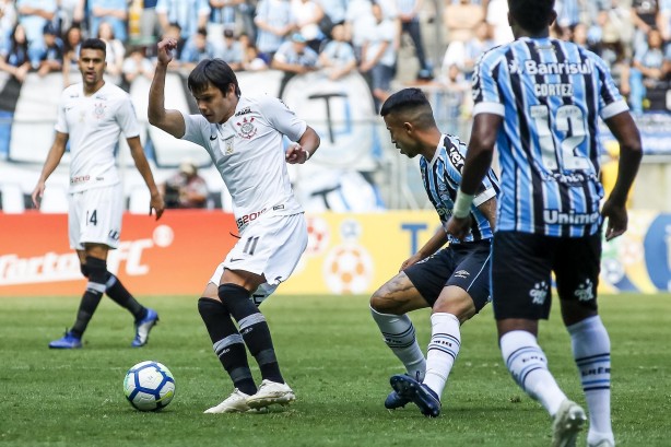 Romero durante a última partida do ano contra o Grêmio