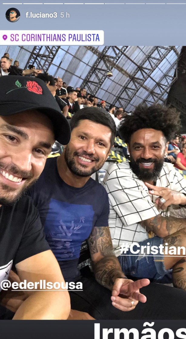 Fábio Luciano e Cristian no Parque São Jorge