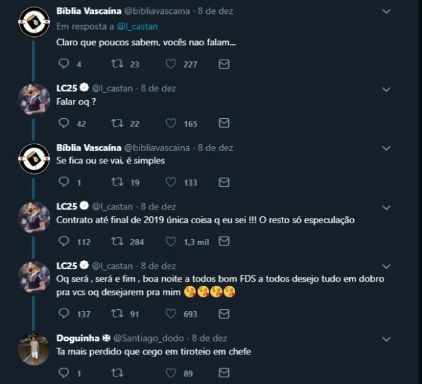 Castán no Twitter