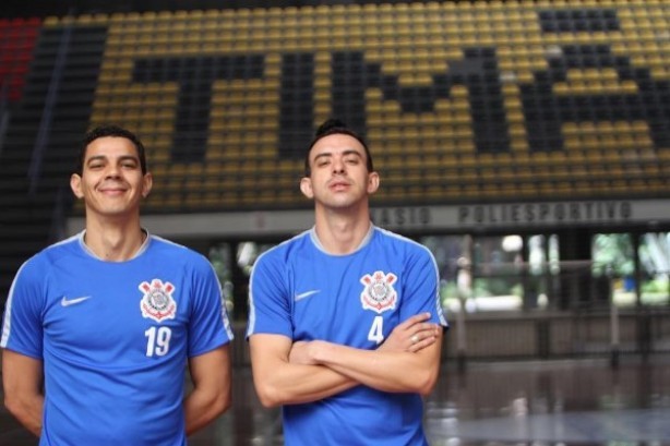 Rafa (à esquerda) está de volta ao Corinthians