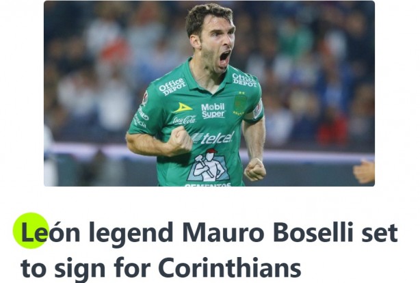 Lenda do León, Mauro Boselli se prepara para acertar com Corinthians