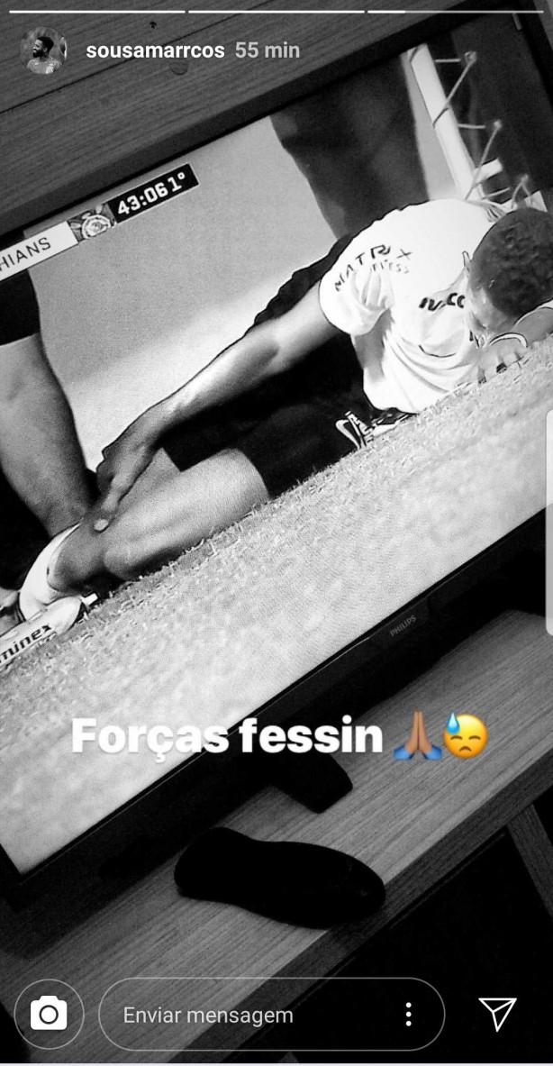 Marquinhos, que estava emprestado ao Bragantino, também foi às redes