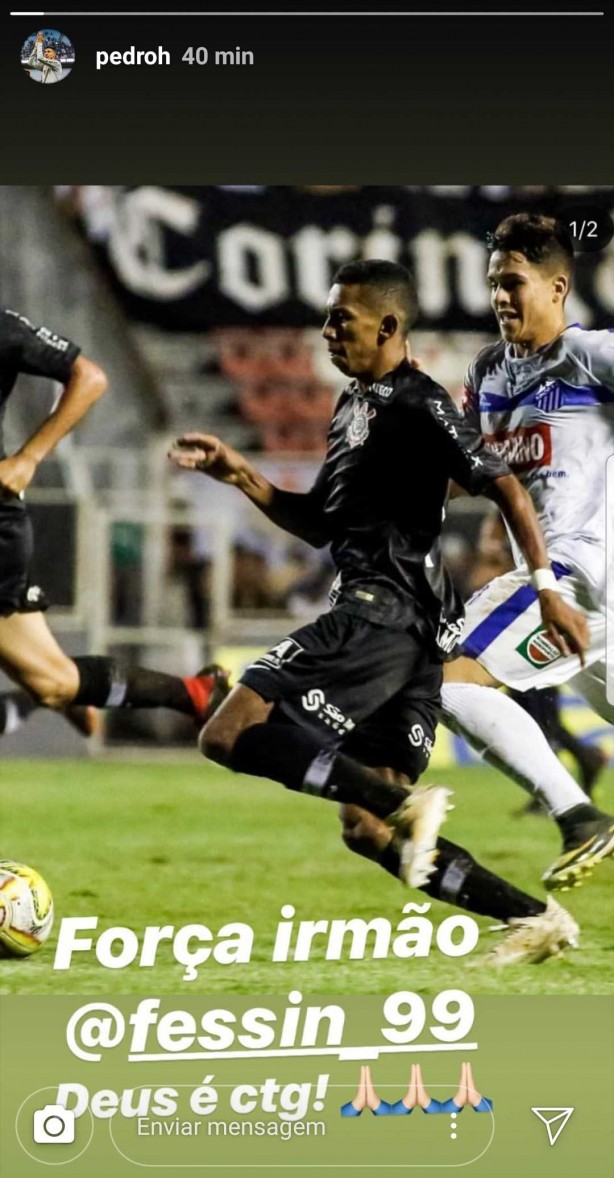 Pedro Henrique, assim como Fessin, veio da base do Corinthians