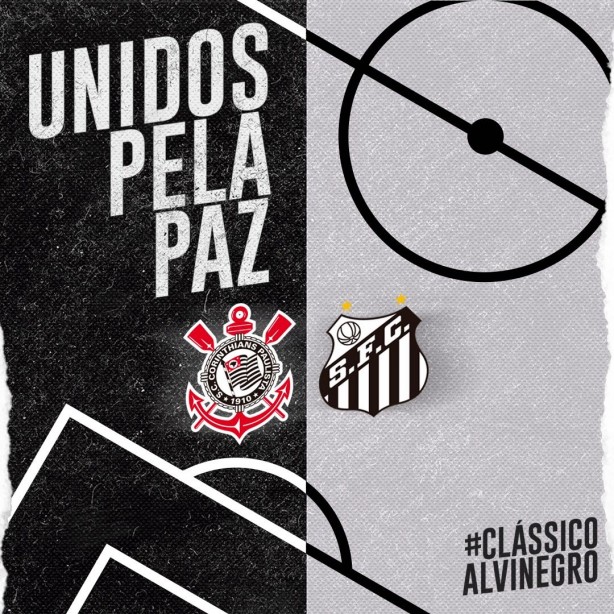 Corinthians e Santos se unem contra a violência nos estádios