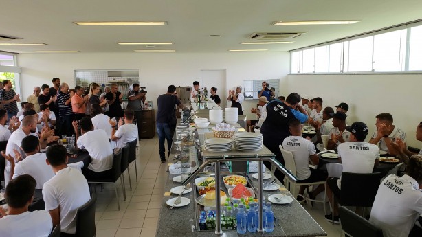 Clubes promoveram almoço coletivo no CT Joaquim Grava