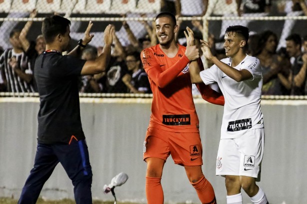 Gustavo também marcou contra o Porto, pela Copinha 2019
