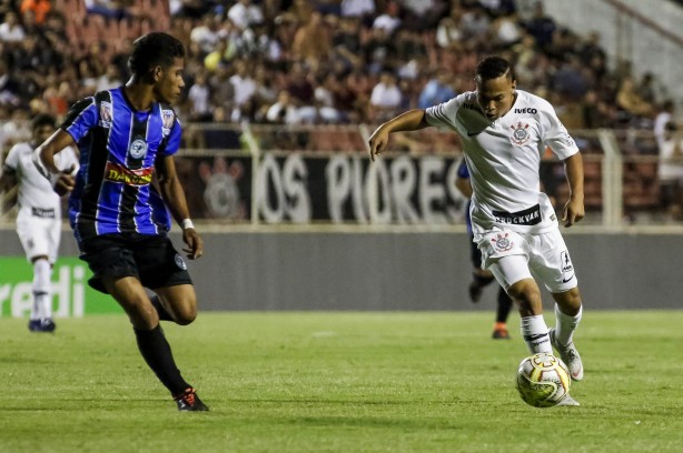 Janderson durante jogo contra o Porto, pela Copinha 2019