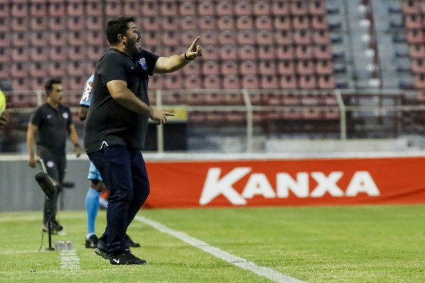 Barroca durante jogo contra o Red Bull Brasil, pela Copinha
