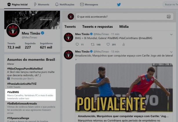 Assunto esteve entre os mais comentados do dia no Twitter