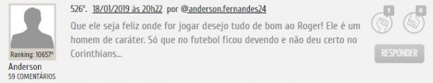 Comentário 2 Roger