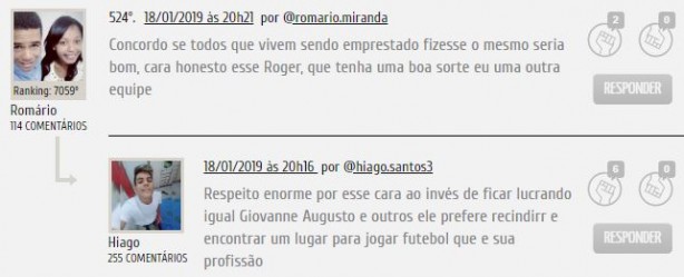 Comentário 3 Roger