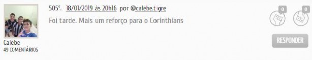 Comentário 8 Roger