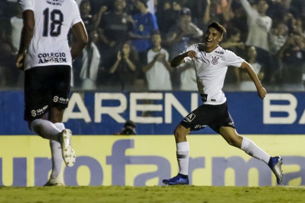 Gustavo marcou gol contra o Visão Celeste, pela Copinha