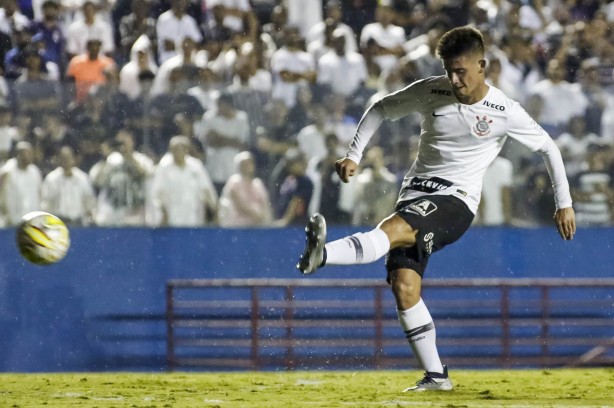 Rafinha durante vitória por 8x0 contra o Visão Celeste, pela Copinha