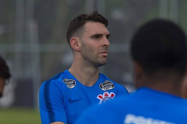 Boselli foi a atração do treino de hoje no CT