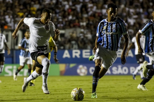 Janderson durante jogo contra o Grêmio, pela Copinha 2019