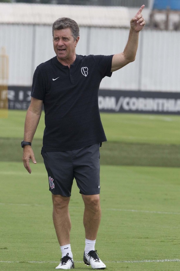 Walmir Cruz no penúltimo treino antes do primeiro jogo pelo Paulistão 2019