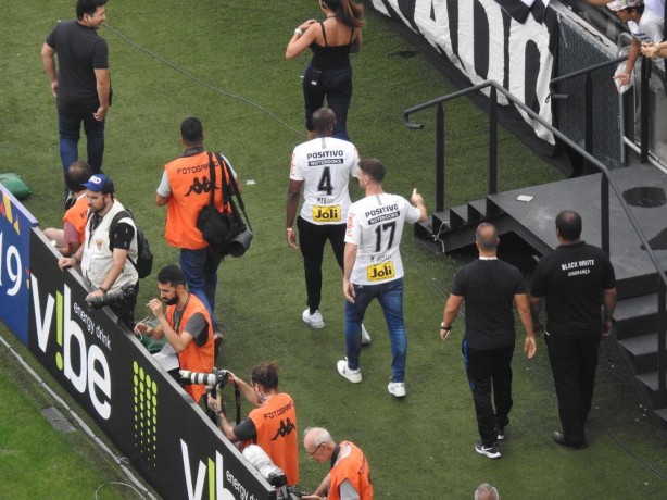 Dupla deu a volto no estádio alvinegro para agradecer a Fiel