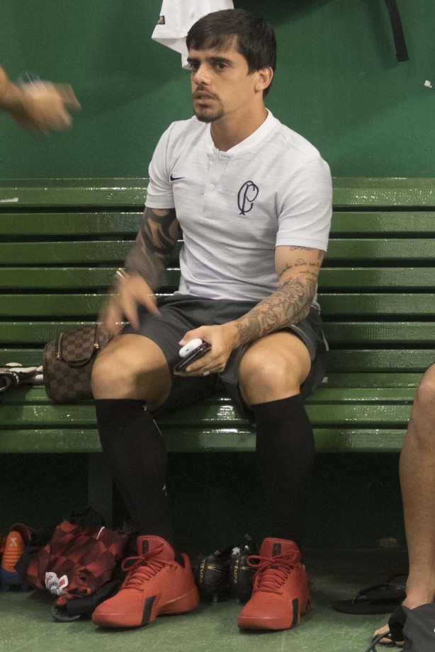 Fagner no Brinco de Ouro da Princesa, antes do jogo contra o Guarani
