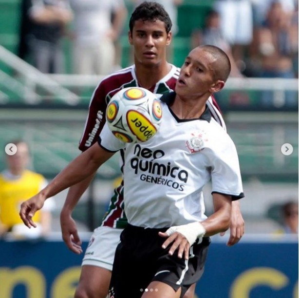 Marquinhos fez publicao relembrando a conquista da Copinha pelo Corinthians em 2012