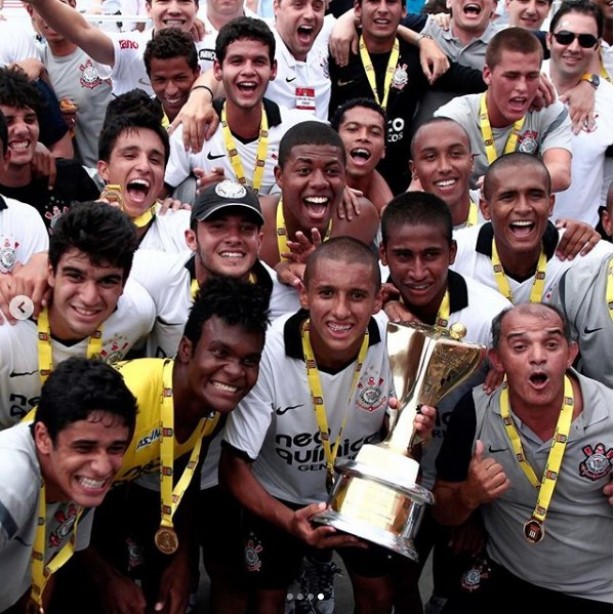 Marquinhos fez publicação relembrando a conquista da Copinha pelo Corinthians em 2012