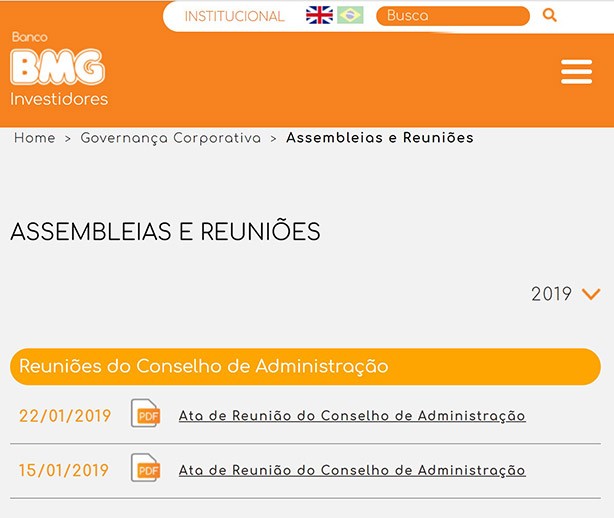 Ata publicada ficou online entre 15 a 25 de janeiro