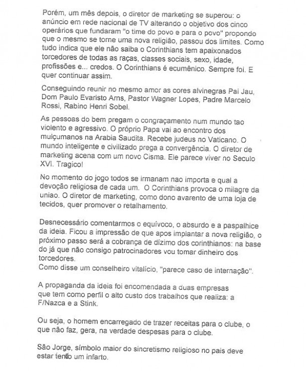 Carta dos conselheiros enviada a Andrés