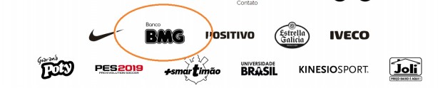 Bunner do BMG est na parte inferior do site oficial do Corinthians