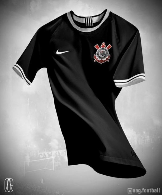 Camisa 2, em homenagem à Gaviões da Fiel