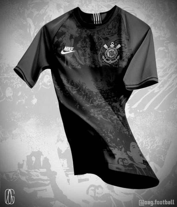 Camisa pode ter design parecido com os corredores da Arena