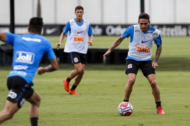 Mosquito no treino deste sábado no CT Joaquim Grava