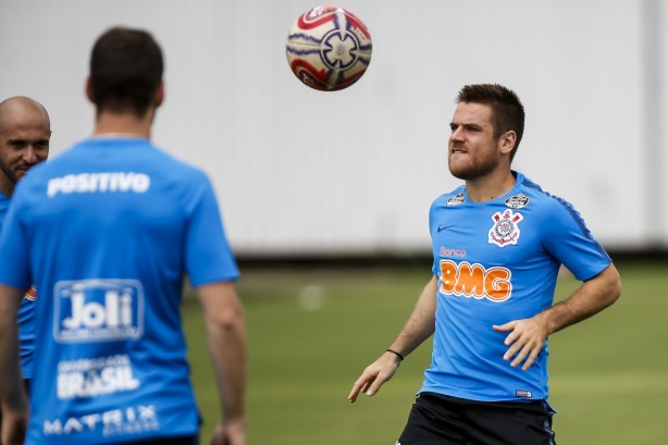 Ramiro no treino deste sábado no CT Joaquim Grava