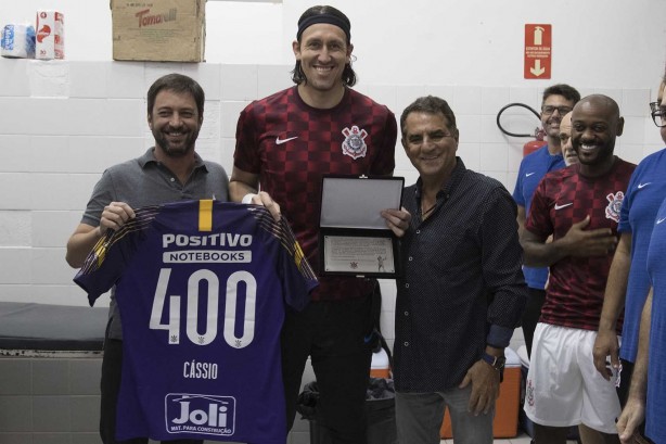 Goleiro Cássio chega hoje à marca de 400 jogos com a camisa do Timão