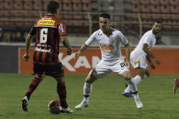 Ramiro na partida contra o Ituano, pelo Paulistão 2019