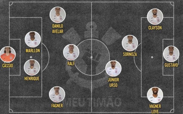 Corinthians anuncia escalação para duelo desta quarta-feira