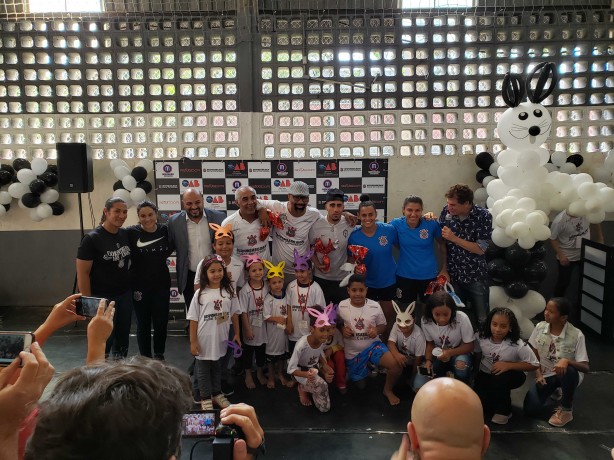 Evento de Páscoa do Corinthians no Parque São Jorge