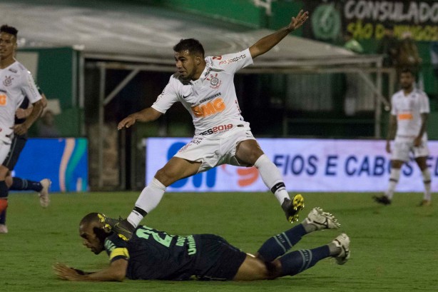 Sornoza em partida contra a Chapecoense, pela Copa do Brasil