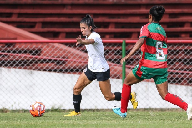 5 a 0 foi o placar final do jogo entre Corinthians e Portuguesa pelo Paulista Feminino