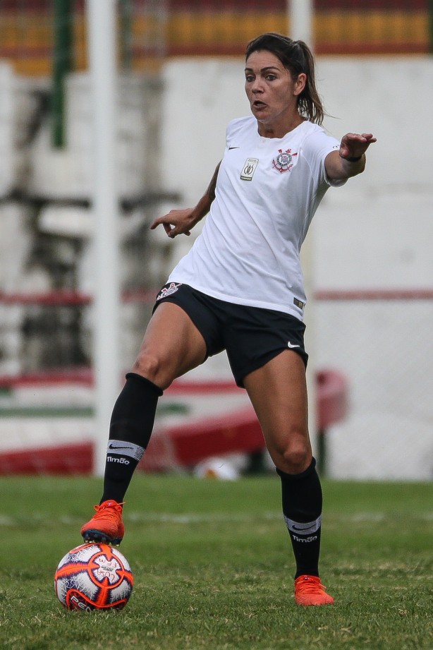 Zanotti no duelo contra a Portuguesa, pelo Campeonato Paulista Feminino