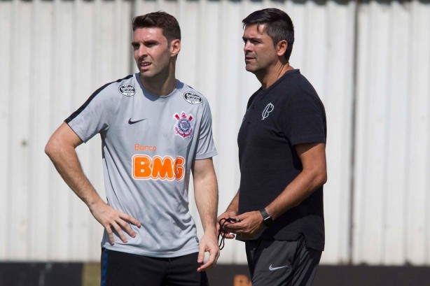 Boselli e Cuca no treino de hoje no CT