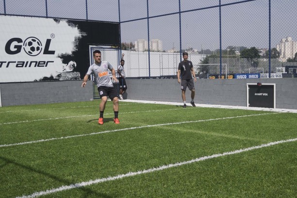 Ramiro treina com a tecnologia smart gol