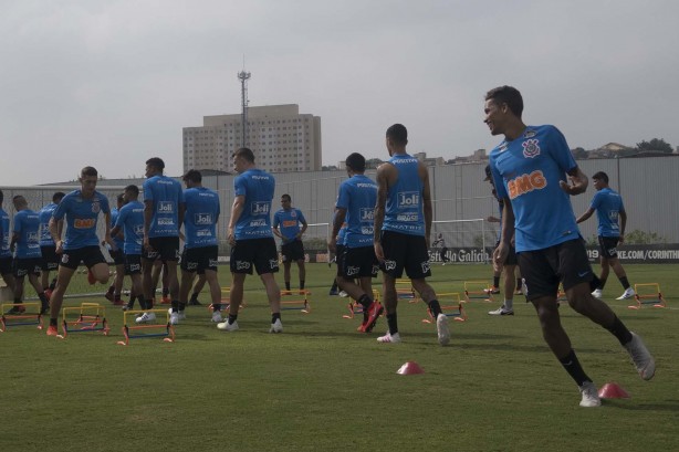 Timão se prepara para jogo contra o Santos, pelo Campeonato Paulista 2019