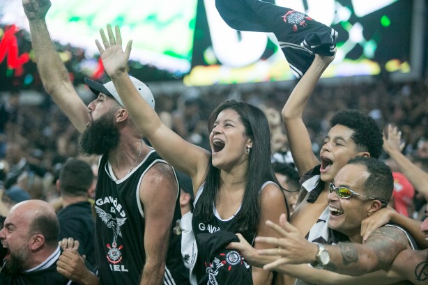 Arena Corinthians lotada para a final contra o São Paulo, pelo Paulistão