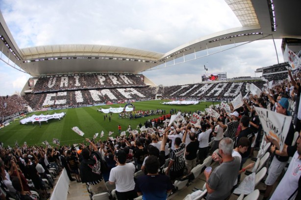 Mosaico foi mostrado antes da decisão do Paulistão de 2019